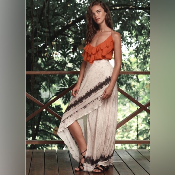 The Jetset Diaries Python Print Maxi Skirt S - Picture 2 of 4